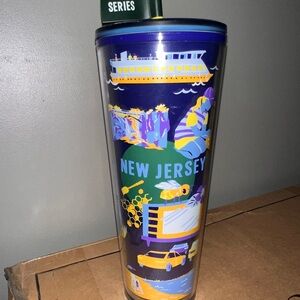 Brand New Starbucks New Jersey Travel Tumbler, Cold Cup